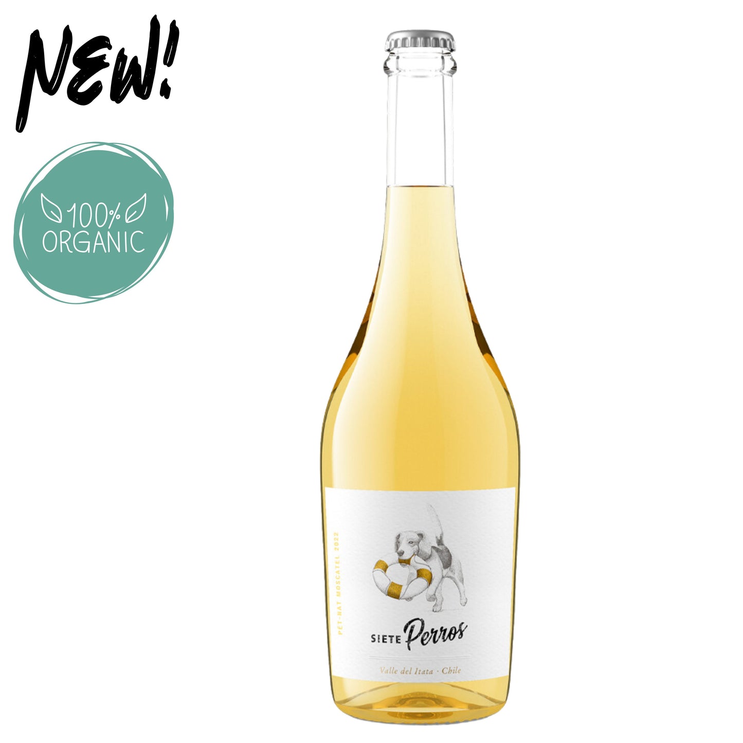 Espumante Pet-nat, Moscatel, Orgánico, Casa libre