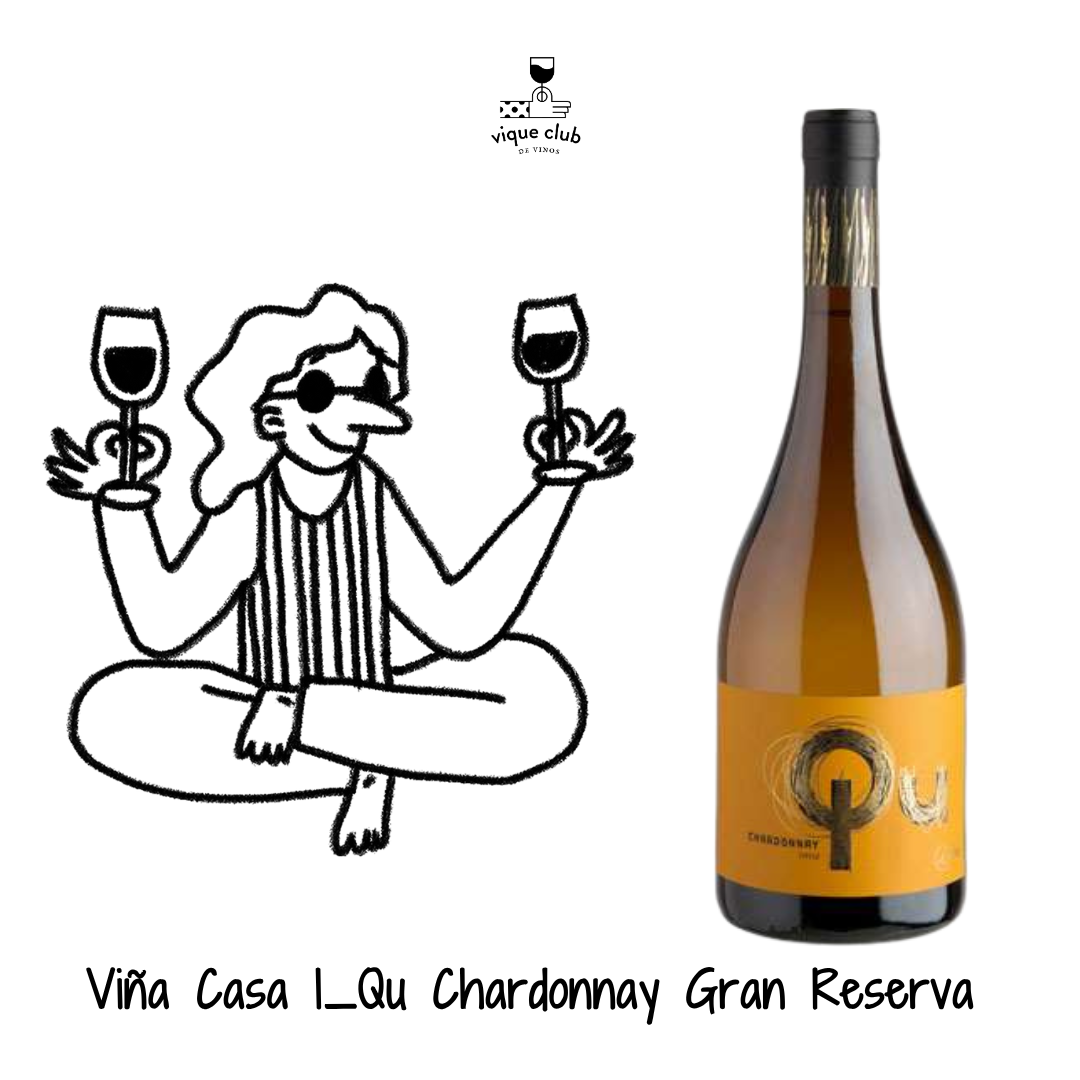 Viña Casa I_Qu Chardonnay Gran Reserva 👉Socios $8.000