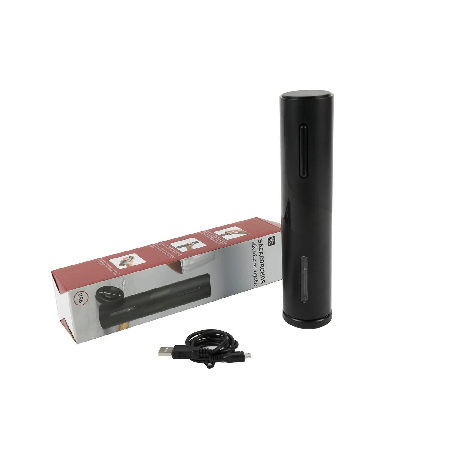 Descorchador eléctrico carga usb