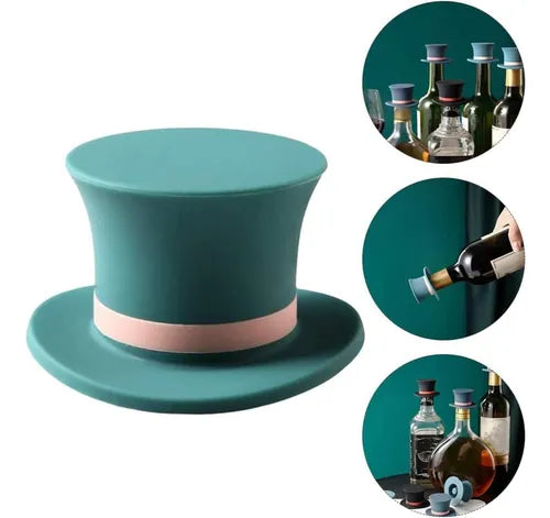 Tapón silicona sombrero elegante