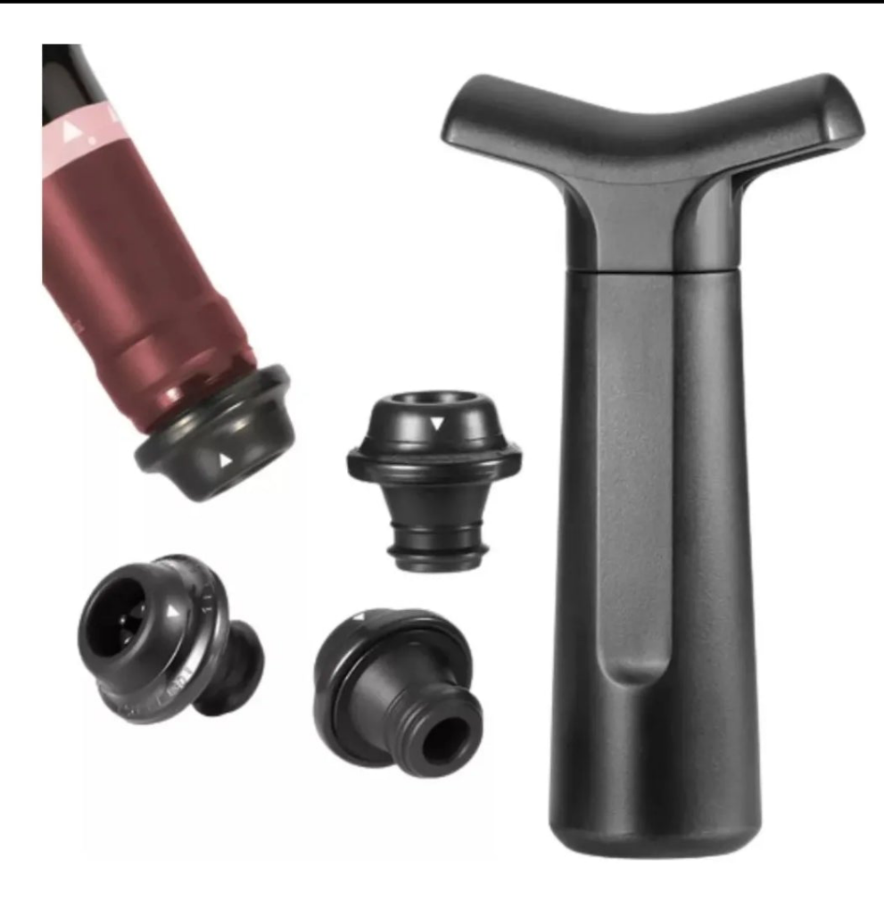 Bomba de vacío + 4 tapones