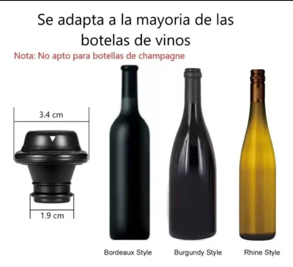 Bomba de vacío + 4 tapones