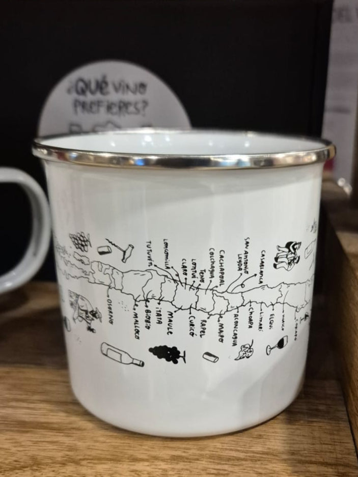 Taza mapa valles VIQUE