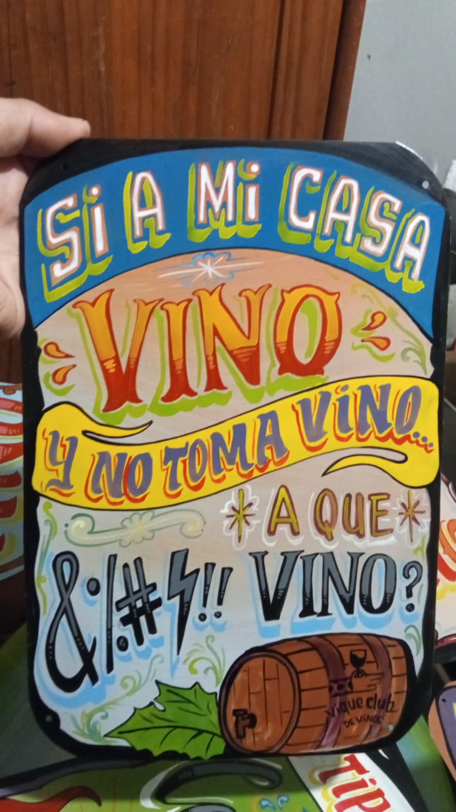 Cartel metal vintage