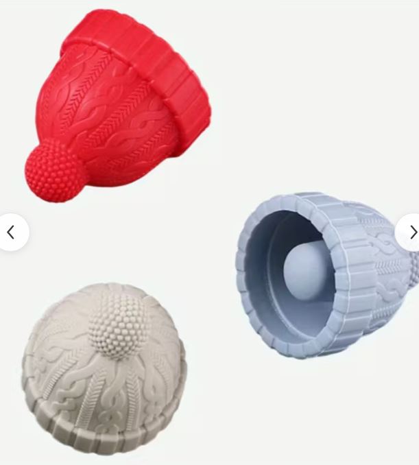 Tapón silicona sombrero lana colores