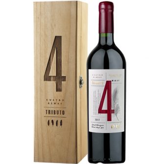 Cabernet Sauvignon, Tributo, Icono, Viña Cuatro almas (Incluye caja madera)