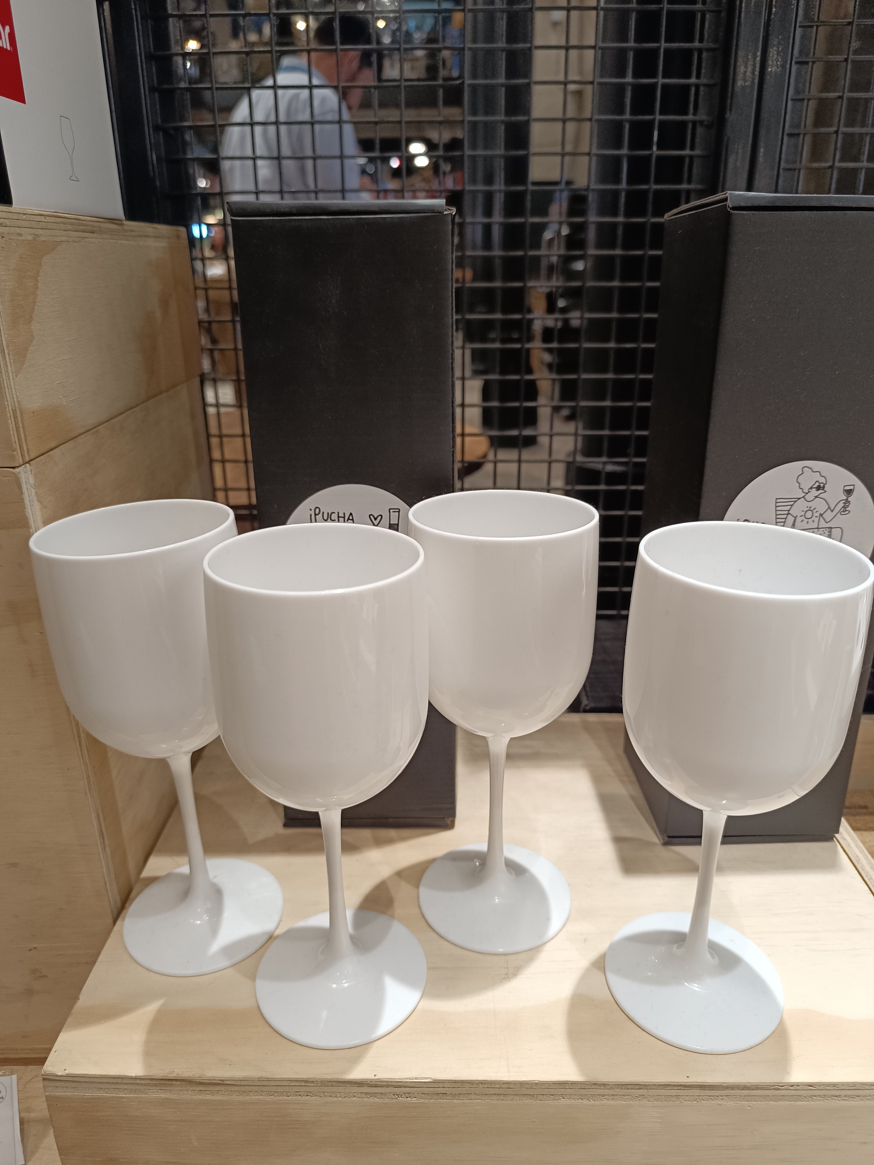 4 piezas de copas reutilizables