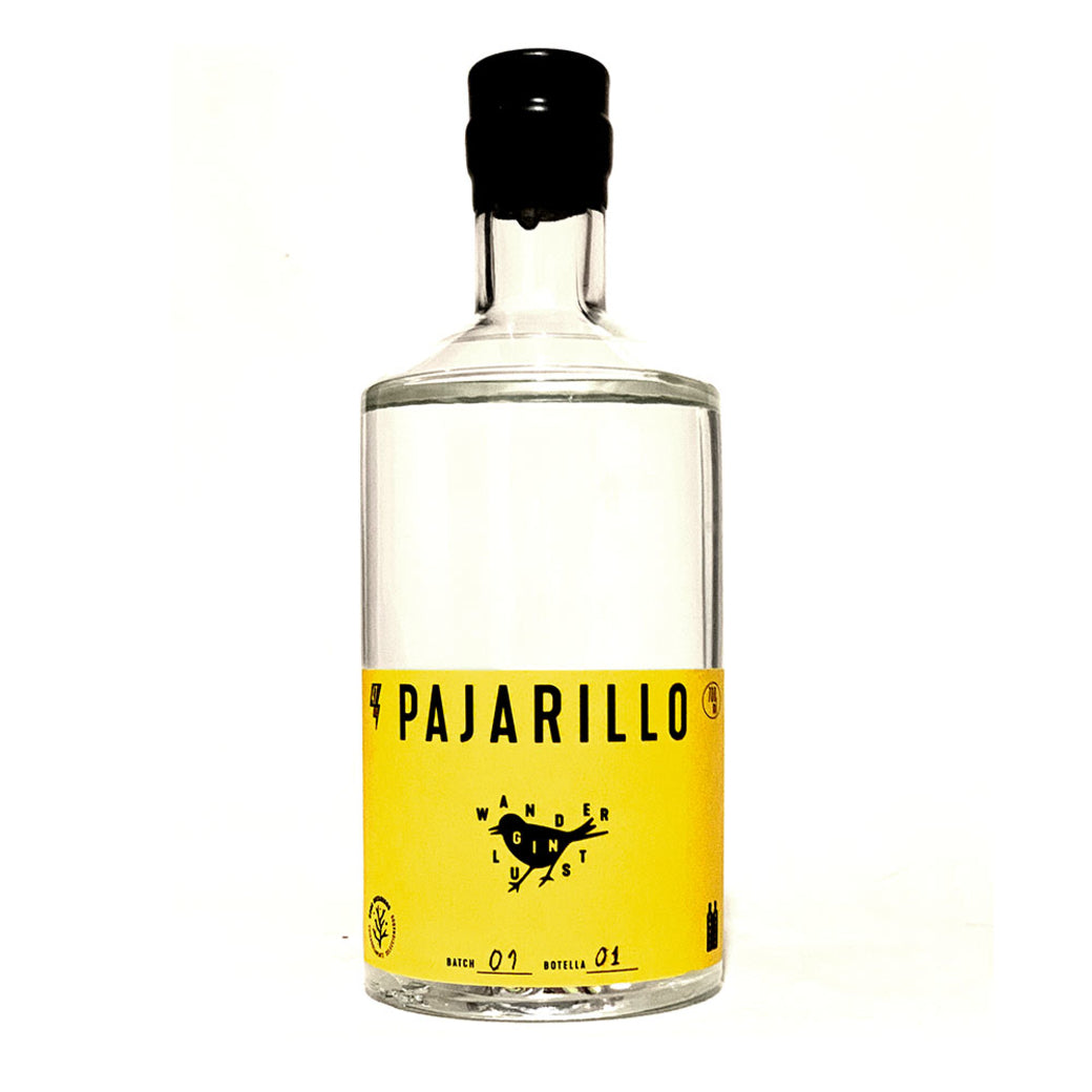 Gin, pajarillo amarillo, destilería Zunda